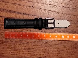 16mm Bracelet de montre en cuir