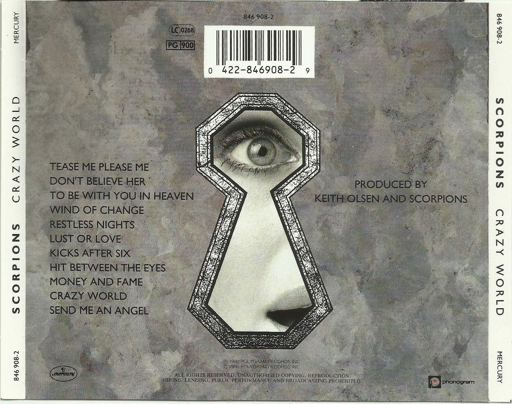 CD: Scorpions CD  Crazy World – Usato da St. Margarethen TG venduto da ursk10 1