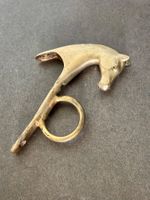 Pferdekopf Wandhaken oder von Kummet (?) Dekoration Antik