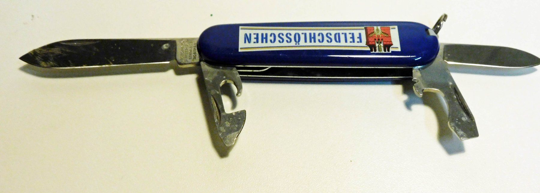 Feldschlösschen Couteaux de poche: Sackmesser Feldschlösschen Offiziersmesser – D'occasion à Sursee par 76 2