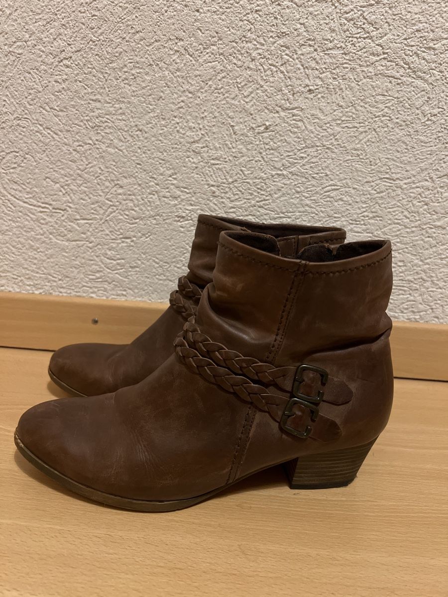 Gabor Scarpe da donna: Braune Leder Stiefeletten Gr. 39 – Usato da Brugg AG venduto da NathalieN