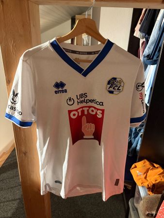 Matchworn FC Luzern Trikot Pius Dorn