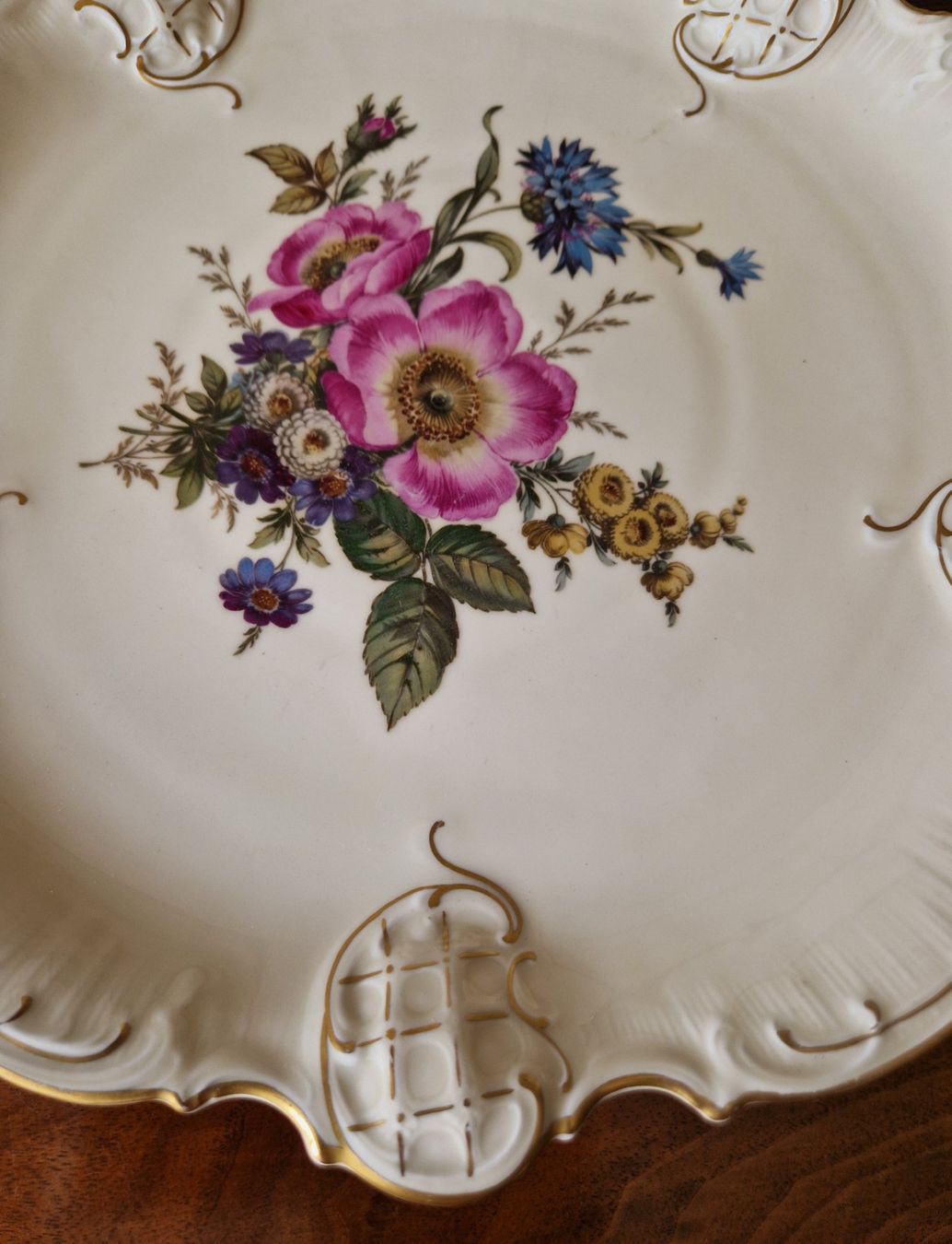 Rosenthal Piatti di portata: Antike Servierplatte mit Blumenmuster, Rosenthal – Nuovo (secondo la descrizione) da Bern venduto da Antikbatik 8