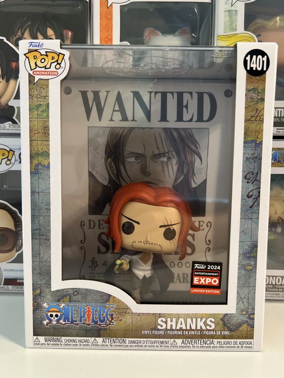 Funko POP! Animation Poster Wanted One Piece - Shanks (Neu und ...