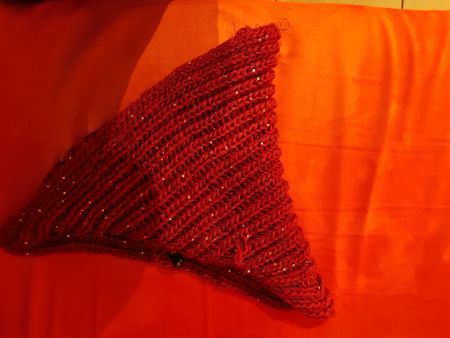 Dreieck Schal Rot