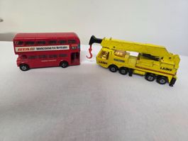 Matchbox Super King +Gorgi Bus Doppelstock Routemaster