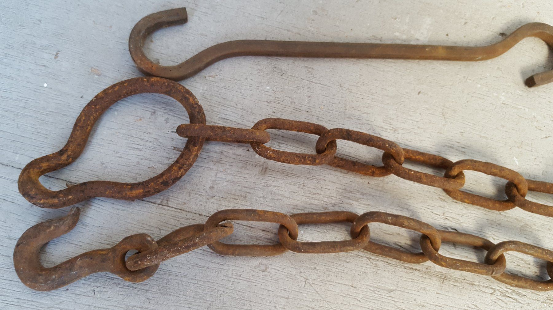 Palans, treuils: alte Kette mit Haken – D'occasion à Dornach par majo8689 1