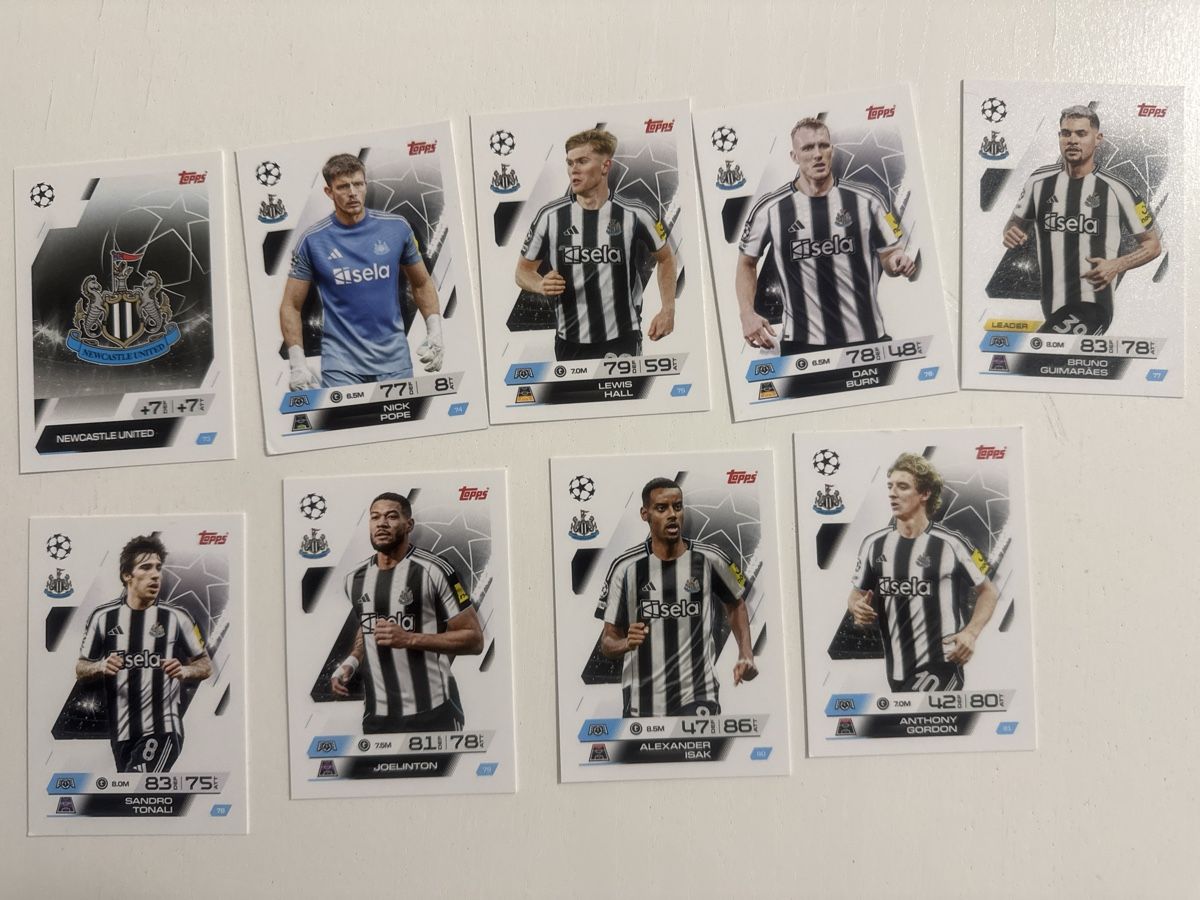 Topps Carte collezionabili: Match Attax 25/26 New Castle  – Nuovo (secondo la descrizione) da Wettingen venduto da dja_b7xn