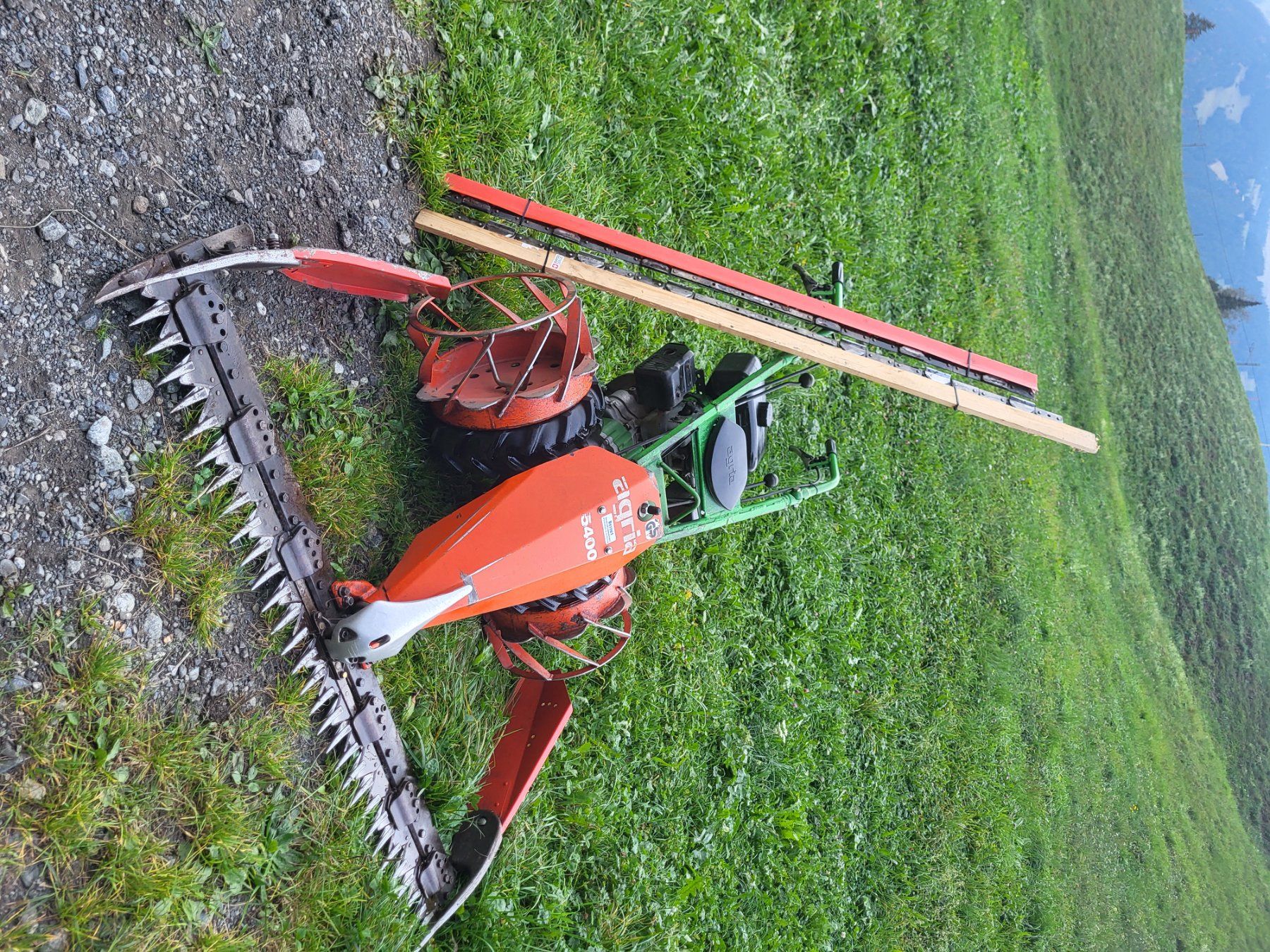 Agria Alle Maschinen: Mähmaschine Agria – Gebraucht aus Grindelwald von Wallisbern