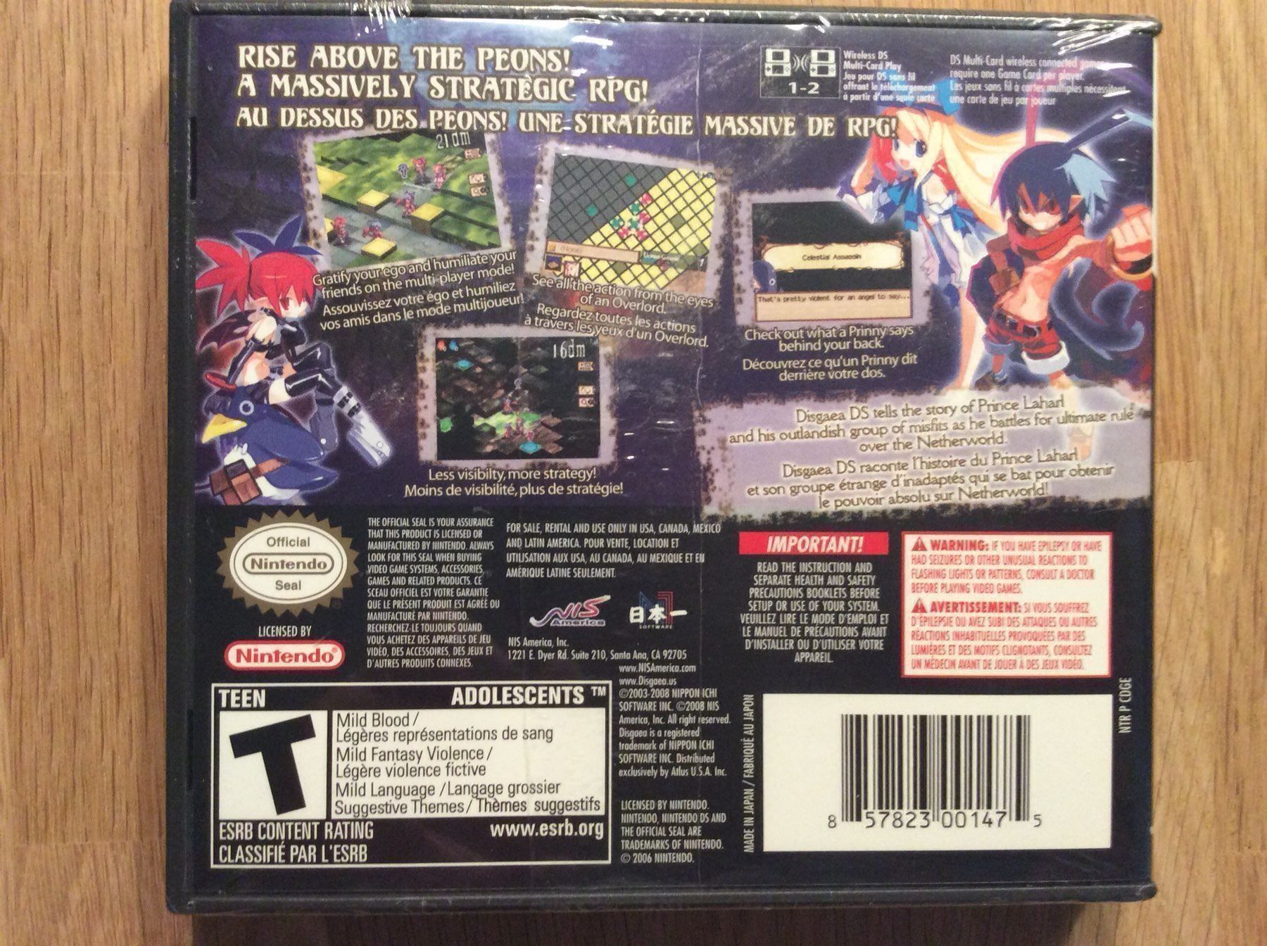 Nintendo Spiele: Disgaea DS US – Neu und originalverpackt aus Kestenholz von Inna09 1