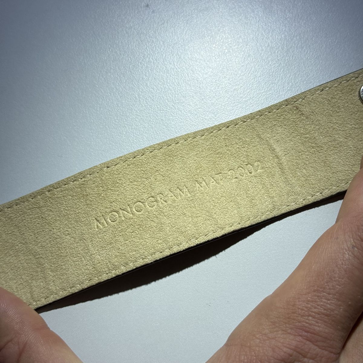 Louis Vuitton Armbänder & -reifen: Vintage 2002 Louis Vuitton monogram mat leather bracelet – Neu (gemäss Beschreibung) aus Bern von MaxiSeller 6