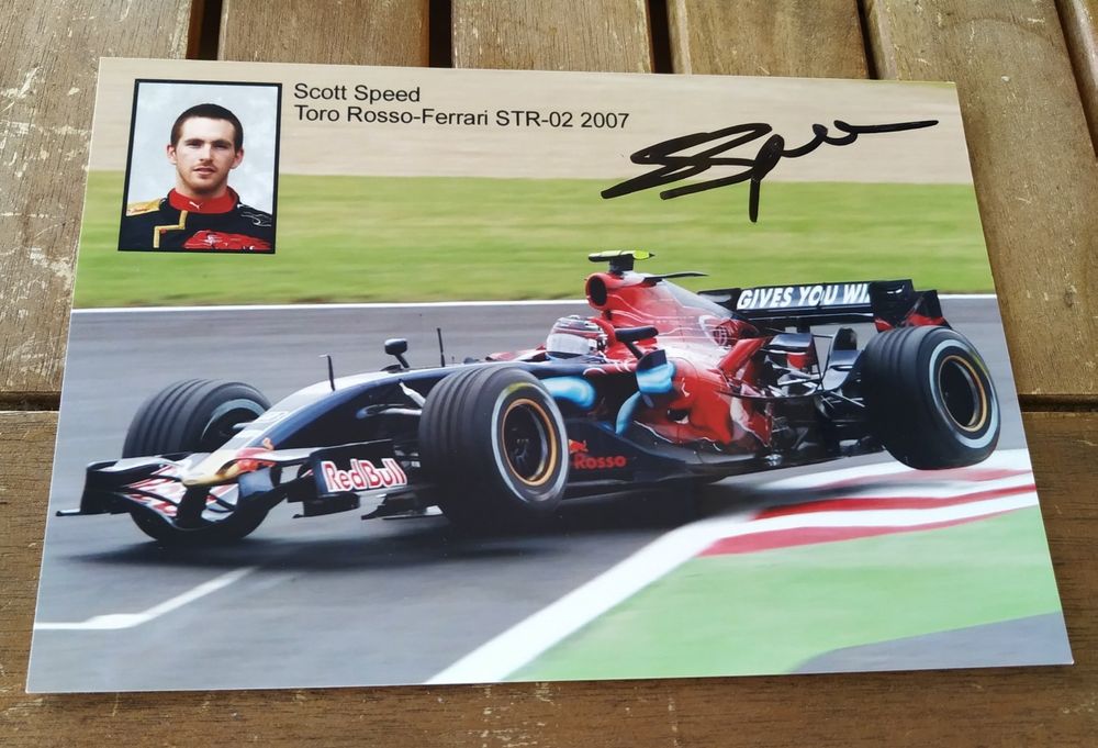 Scott Speed Toro Rosso F1 original signier (Gebraucht) in Biel/Bienne ...