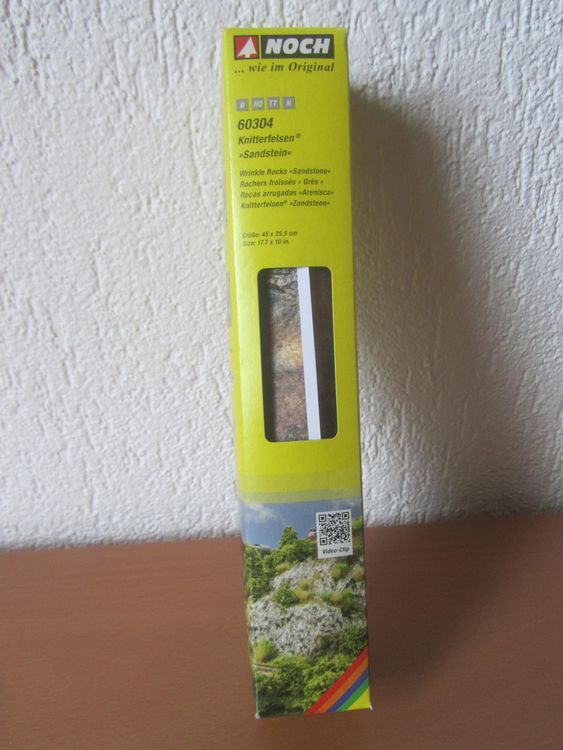Noch 60307 Rochers Froissés XL Wildspitze Pour Modélisme - 61 X 34,5 Cm, Échelles H0 TT N