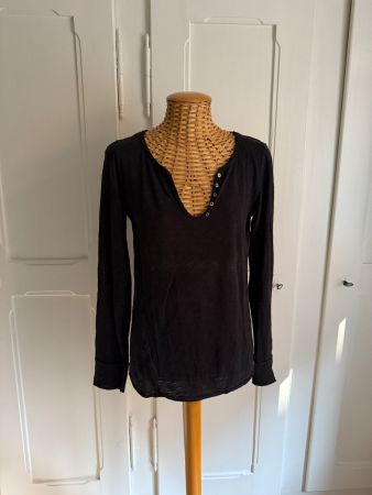 ZADIG & VOLTAIRE - Langarmshirt schwarz S