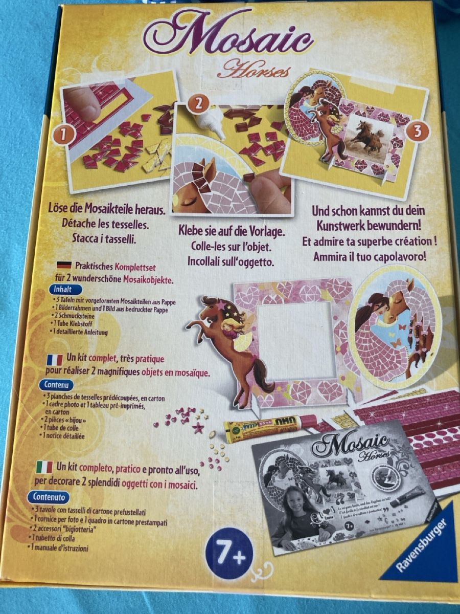 Ravensburger Giochi: Mosaic chevaux  – Nuovo e nell'imballaggio originale da La Rippe venduto da Alinecl