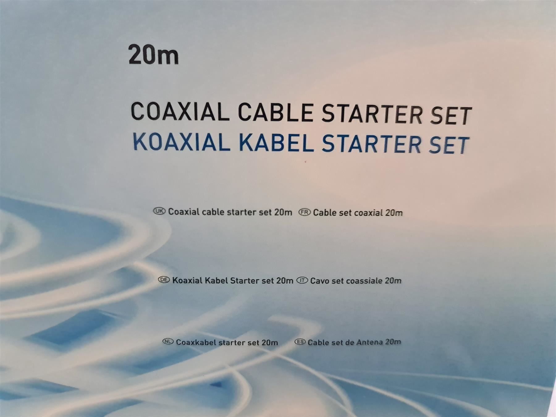 Kabel: Grundig Koaxial Kabel Starter Set 20m – Neu und originalverpackt aus Hütten von Nid0 5