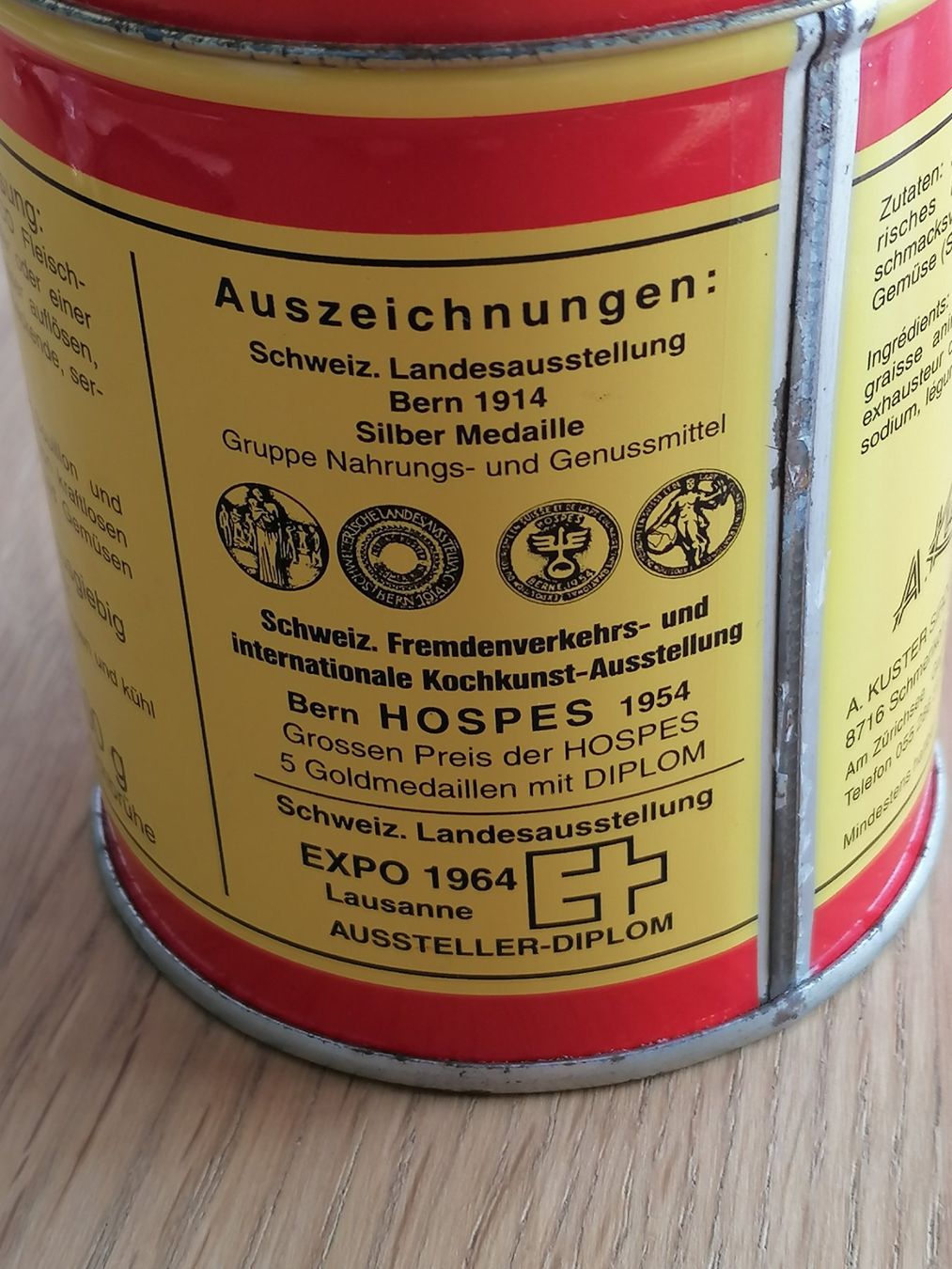 Barattoli: Vintage Blechdose Sirocco Fleischbrühe – Usato da Basel venduto da vintagecollector 1