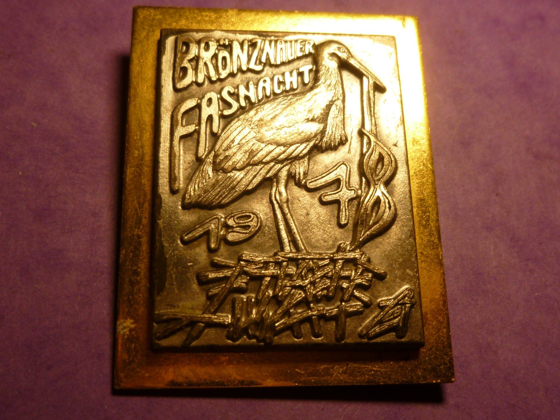 Placchette & Badge: BRÖNZNAU 1978 GOLD – Usato da Ried (Muotathal) venduto da Mandarin02
