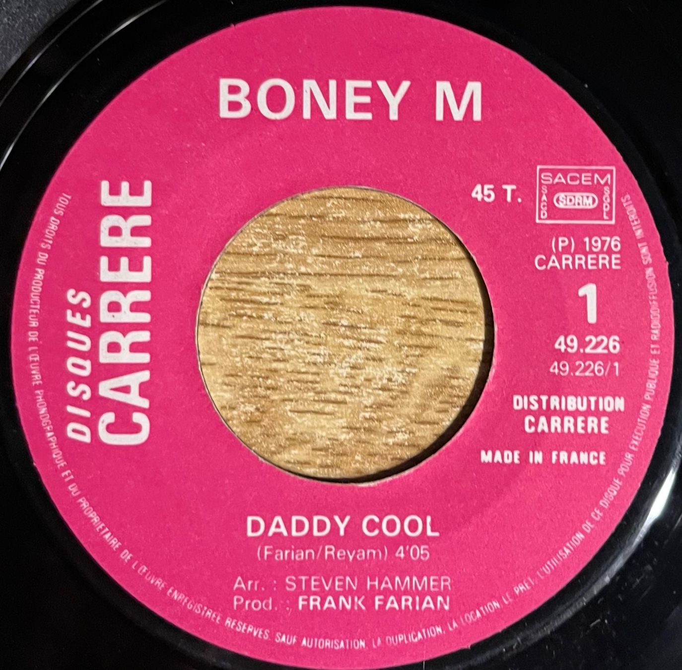 Schallplatten: BONEY M. - DADDY COOL – Gebraucht aus Bussigny von vinyl-pas-cher 2