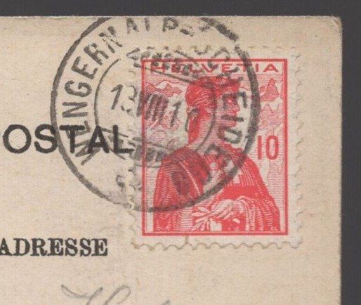 Cartoline postali: Jungfraubahn - Kleine  Scheidegg 1910 – Usato da Aarau venduto da kufi44 2