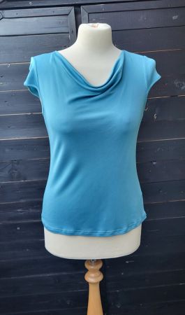 Top -blouse bleu