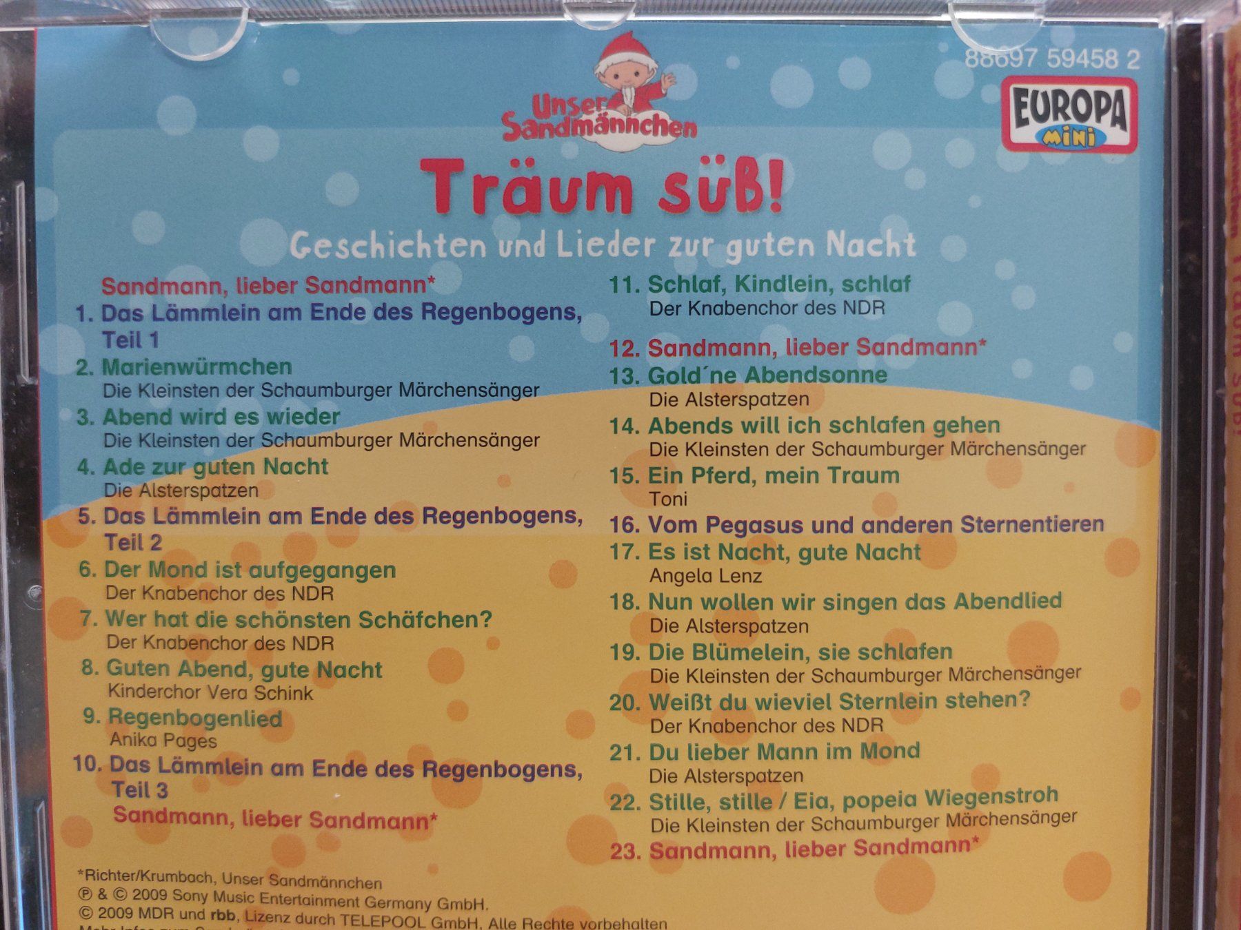 CD: Unser Sandmännchen 5 - Träum süss! – Usato da Balterswil venduto da Steineparadies 2