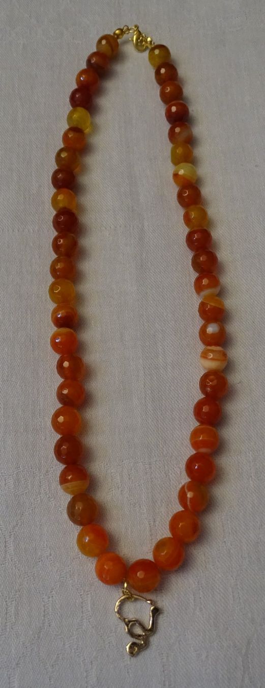 Ketten: ***TOP*** Perlenkette Rotorange mit Anhänger ***TOP*** – Neu (gemäss Beschreibung) aus Zofingen von Felix459 3