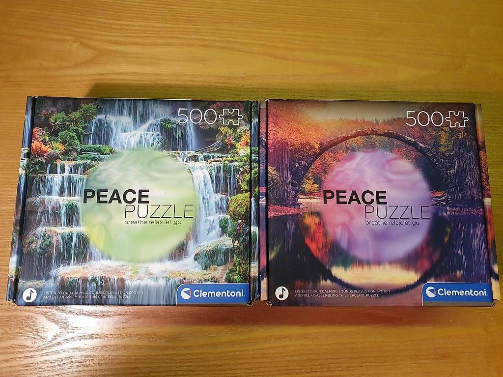 PEACE Puzzle - 2 Stück à je 500 Teile (Neu (gemäss Beschreibung)) in ...