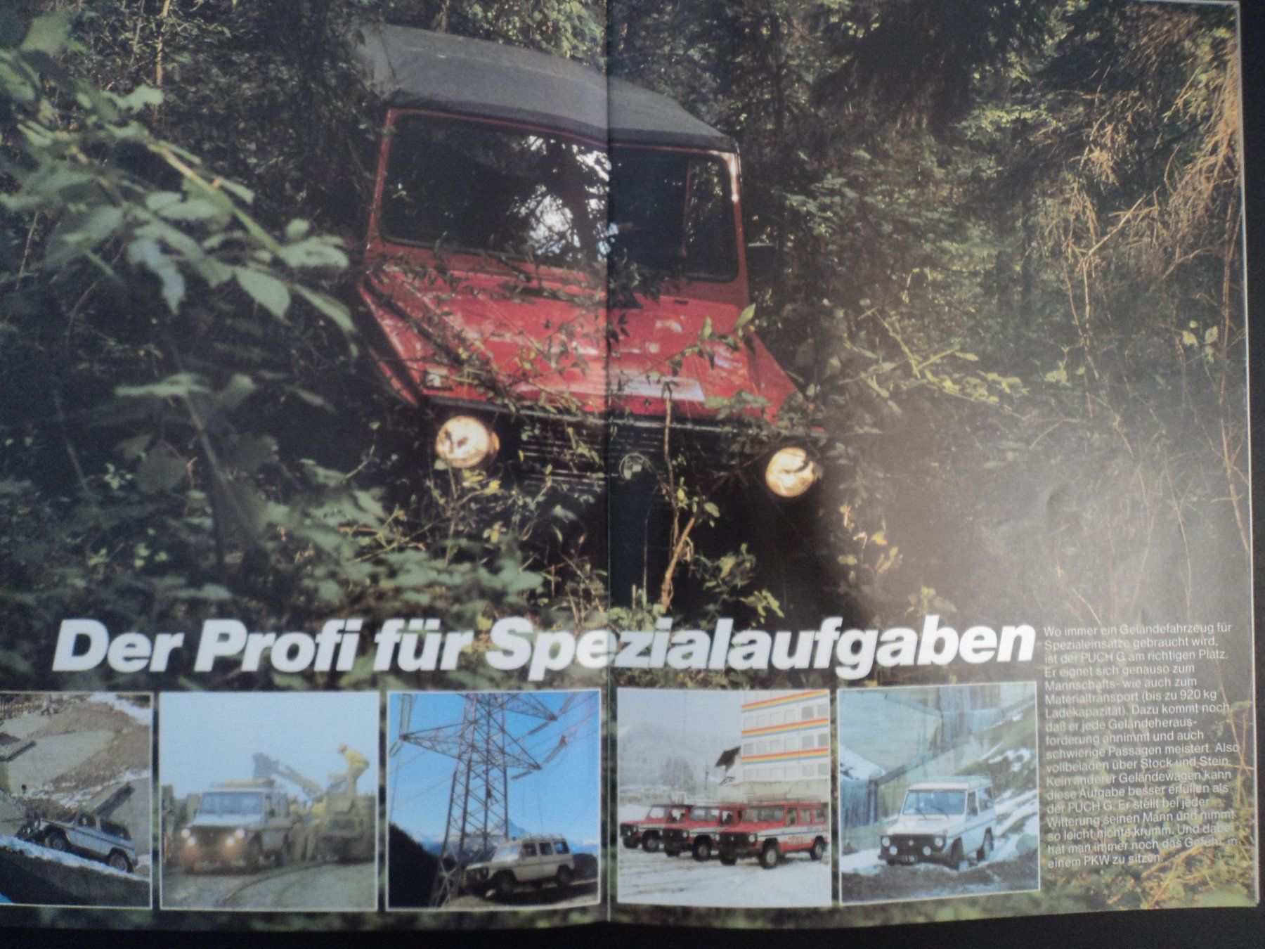 Puch Documents: Prospekt Puch G 1984 Steyr Daimler Puch – D'occasion à Schwarzenburg par modelCARama 3