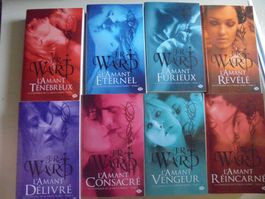 La Confrérie de la Dague Noire " de J,R Ward 8 volumes