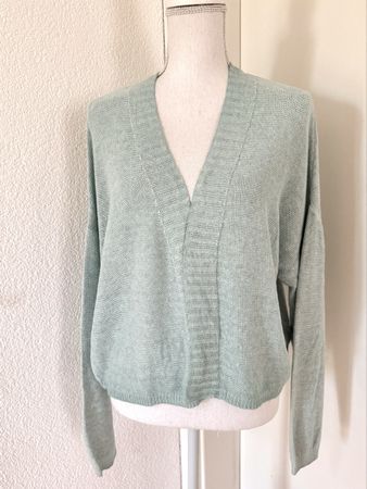 Leinen Strickjacke von NILE, Gr. L. Jacke, Cardigan. Neu!