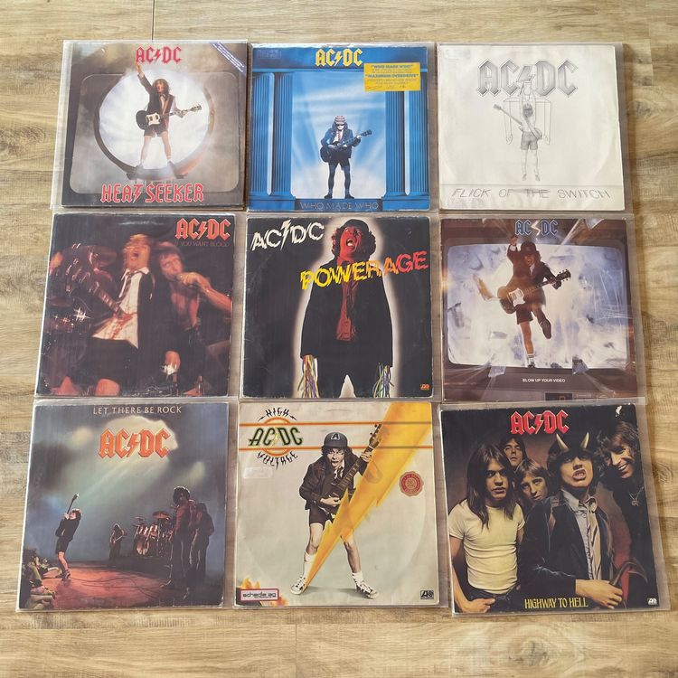 Vinyl Schallplatten Sammlung AC DC Hard Rock | Kaufen auf Ricardo