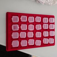 Aufbewahrungsboxen Schmuck 24 Stk. rot gute Aufbewahrung