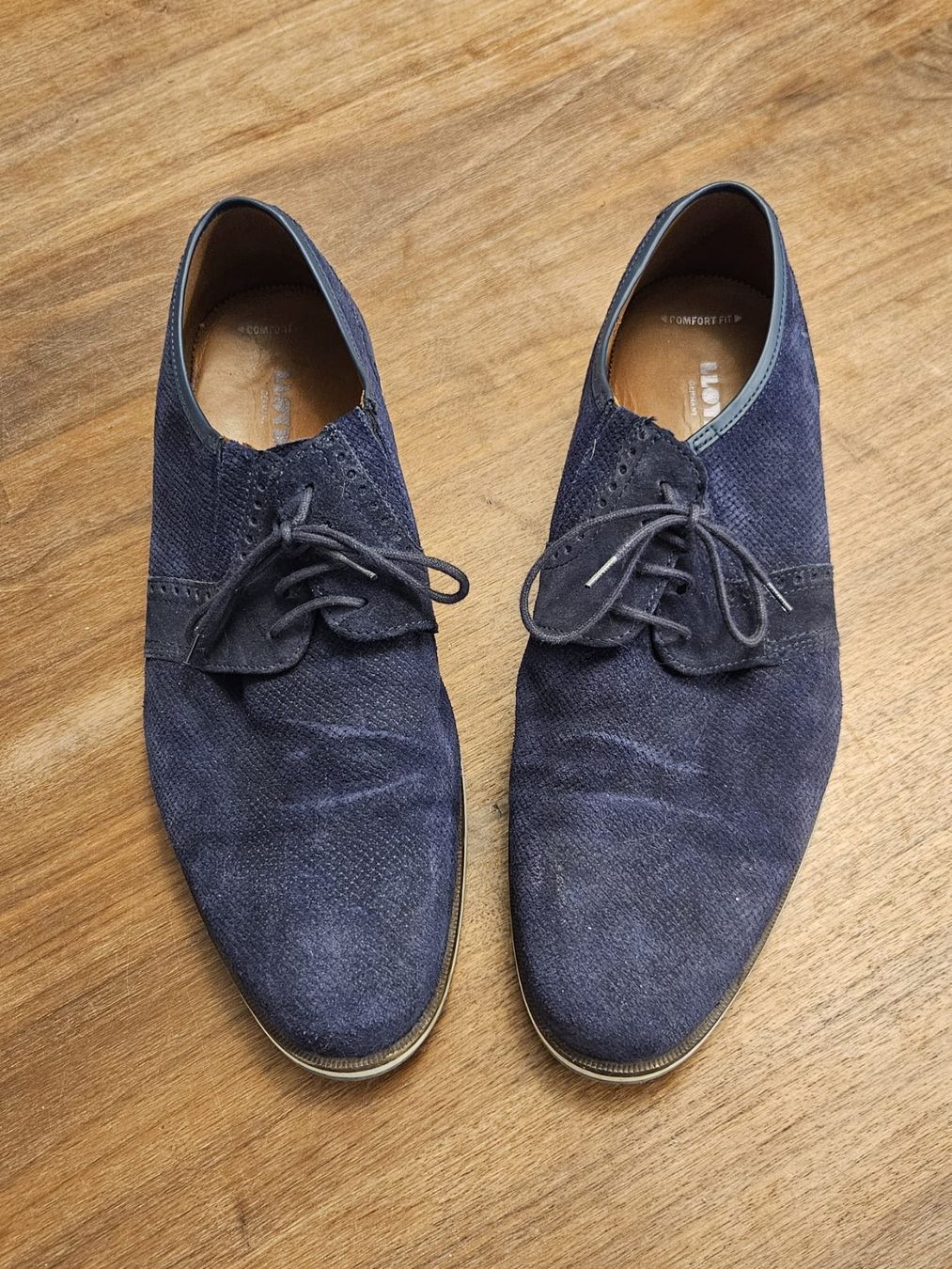 Lloyd Chaussures hommes: Lloyd - Halbschuhe (Stoff - Blau) Gr. 46 – D'occasion à Ostermundigen par Kaervek_SUI