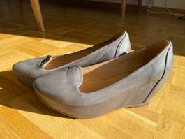 GIDIGIO Taubenblaugraue Schuhe Gr. 35/36