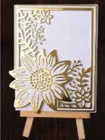 Stanzschablone Nr. R95, Sonnenblume (Sizzix geeignet)