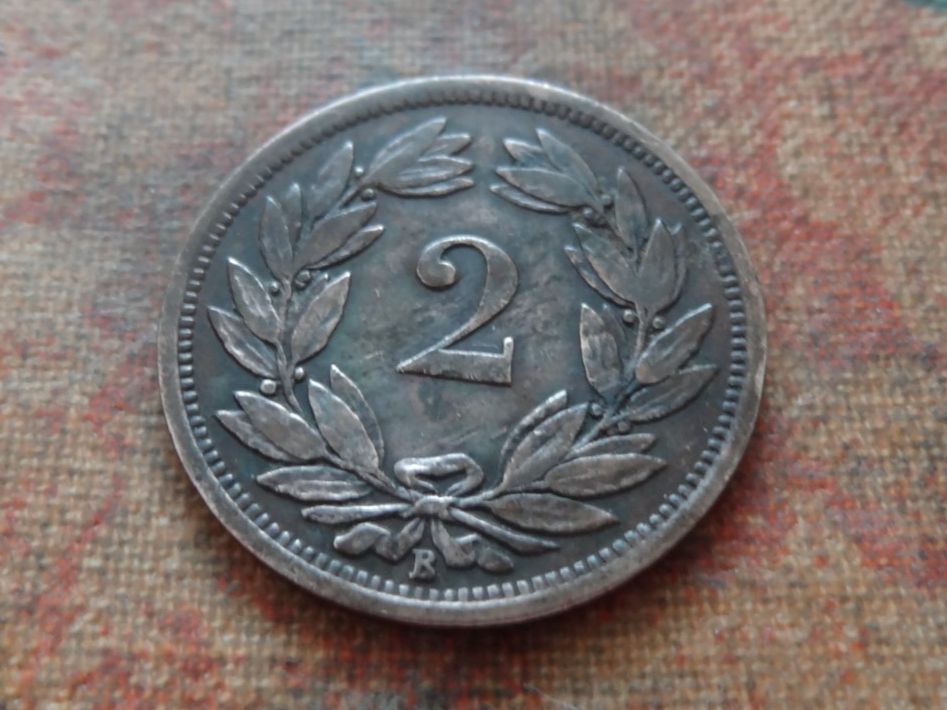 Toutes les monnaies: 2 Rp. 1890   (B) – D'occasion à Romanel-sur-Lausanne par Swift13 1