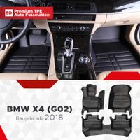 5D Premium Auto Fussmatten für BMW X4  (G02)  ab 2018
