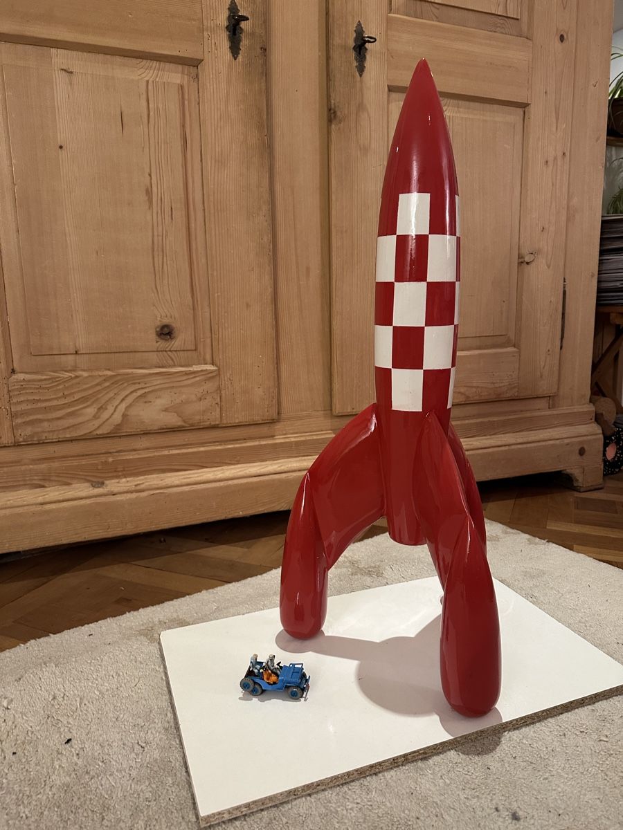 Statuette: Tim und Struppi Rakete Tintin – Usato da Adliswil venduto da bevel67 1