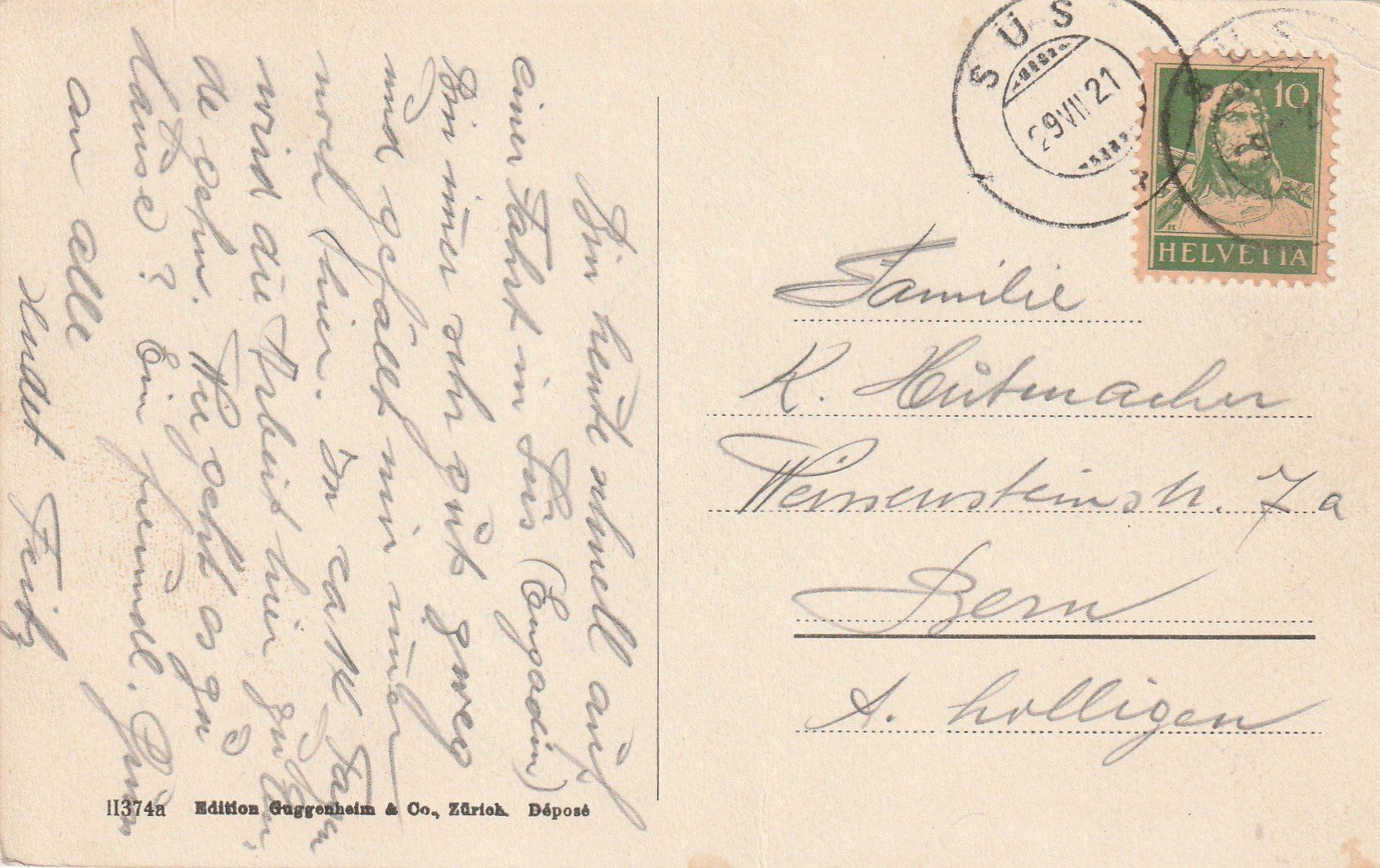 Cartoline postali: Süs – Usato da Rorschacherberg venduto da fratovi2 1