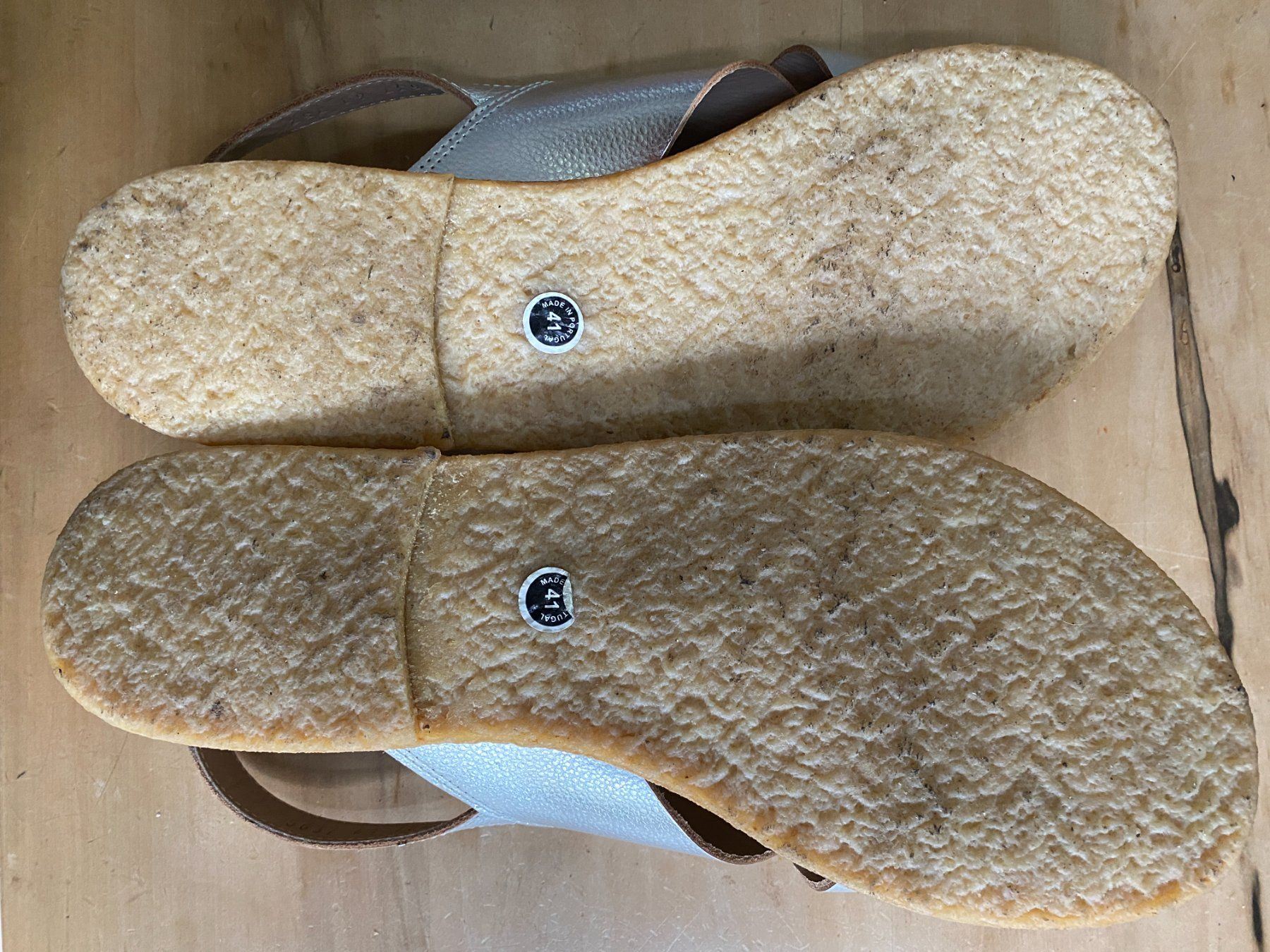 Damenschuhe: Sandalen, silber Grösse 41, neuwertig – Gebraucht aus Zürich von F259 2