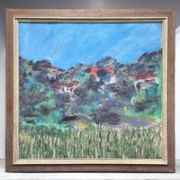 Arnold Eduard NEUWEILER (1895-1983) paysage au pastel 1948
