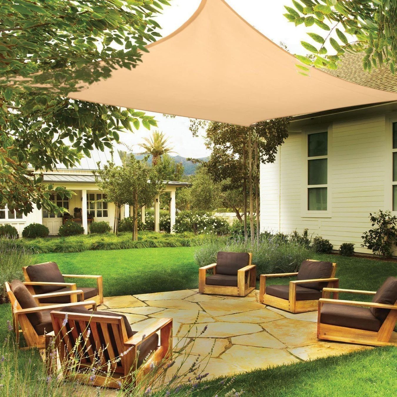 Sonnenschirme: Sonnensegel Rechteckig Sonnendach 2x3m Wasserabweisend Beige – Neu und originalverpackt aus Dörflingen von Nixhub 1