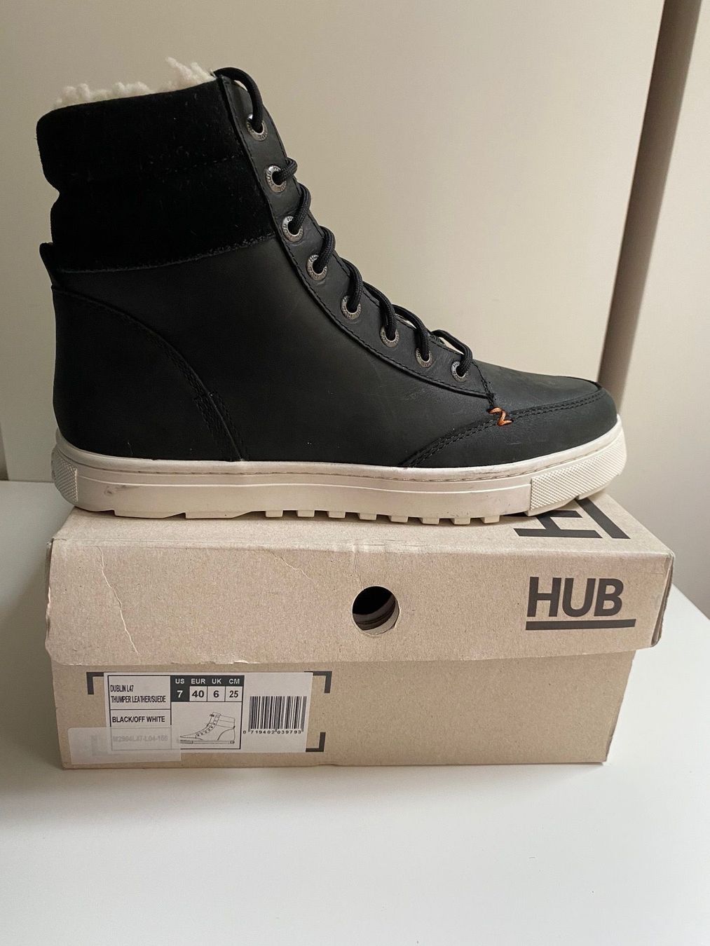 Scarpe da uomo: HUB DUBLIN WINTERSTIEFEL / Boots Herren, 40 – Nuovo e nell'imballaggio originale da Luzern venduto da falena01 9
