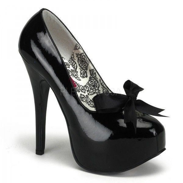 Scarpe da donna: Plateau Pumps mit Schleife Gr. 36 – Nuovo e nell'imballaggio originale da Weite venduto da zerozerox