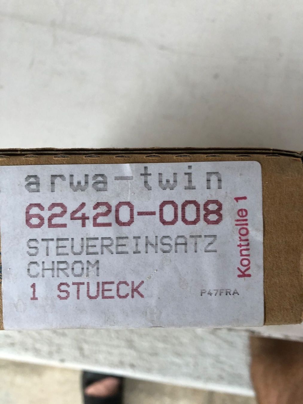 Rubinetteria: Mischerpatrone Arwatwin , trend Sanitär – Nuovo e nell'imballaggio originale da Niederrohrdorf venduto da ledergerber