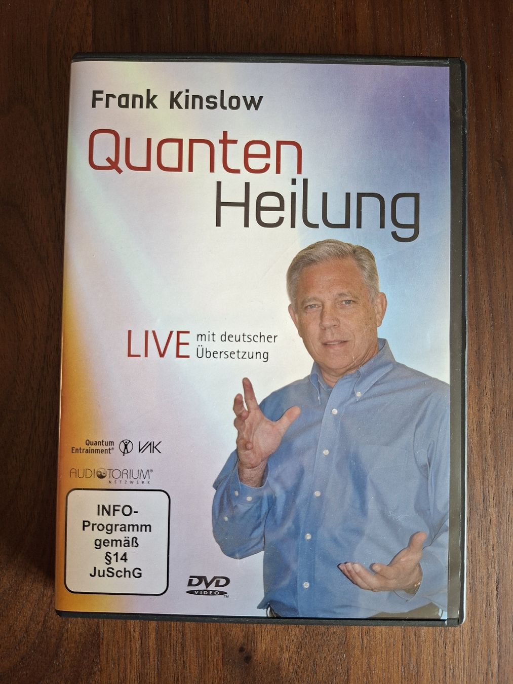 Tutti i DVDs: Frank Kinslow Quanten Heilung LIVE DVD Deutsch – Usato da Hermetschwil- Staffeln venduto da Milou07