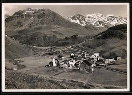 Bivio, Ortsansicht mit Julier-Route und 