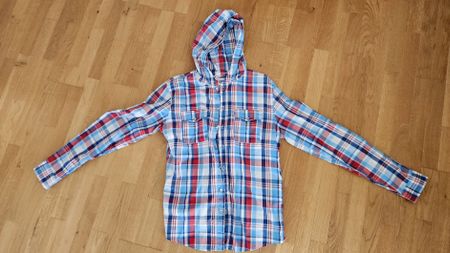 Hemd Levi's Karo mit Kapuze Grösse L