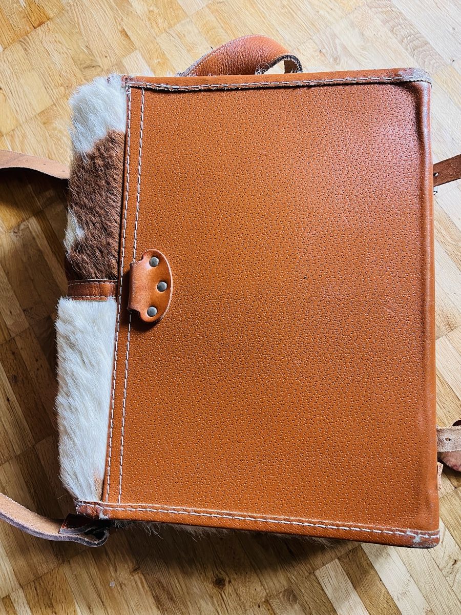 Taschen: Ledertasche mit Fell Schulthek Spezialfassung – Gebraucht aus meilen von mer_2qj9 3